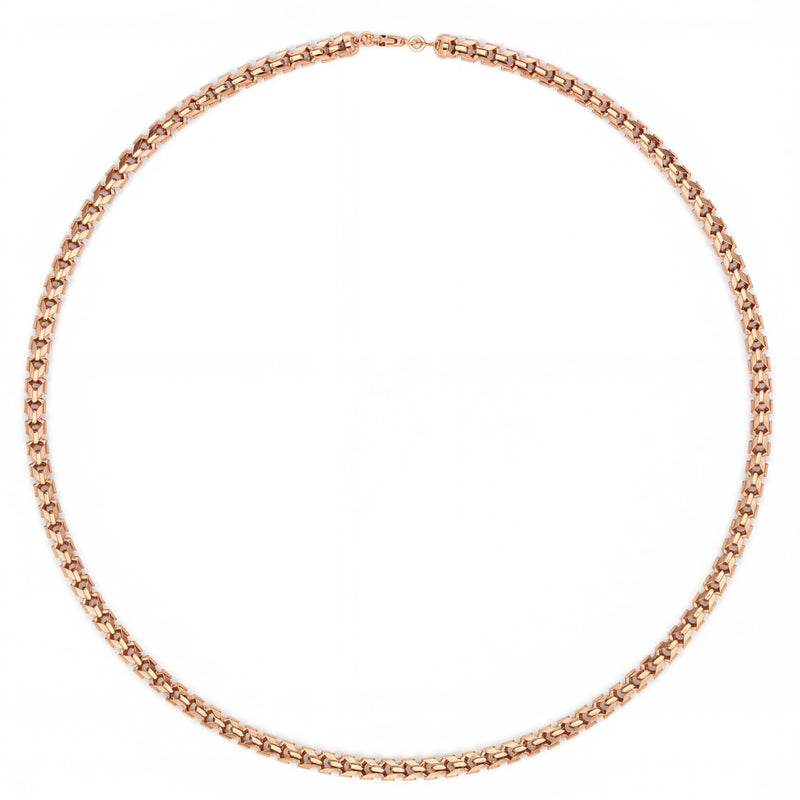 Raina | Rose Gold Franco Chain