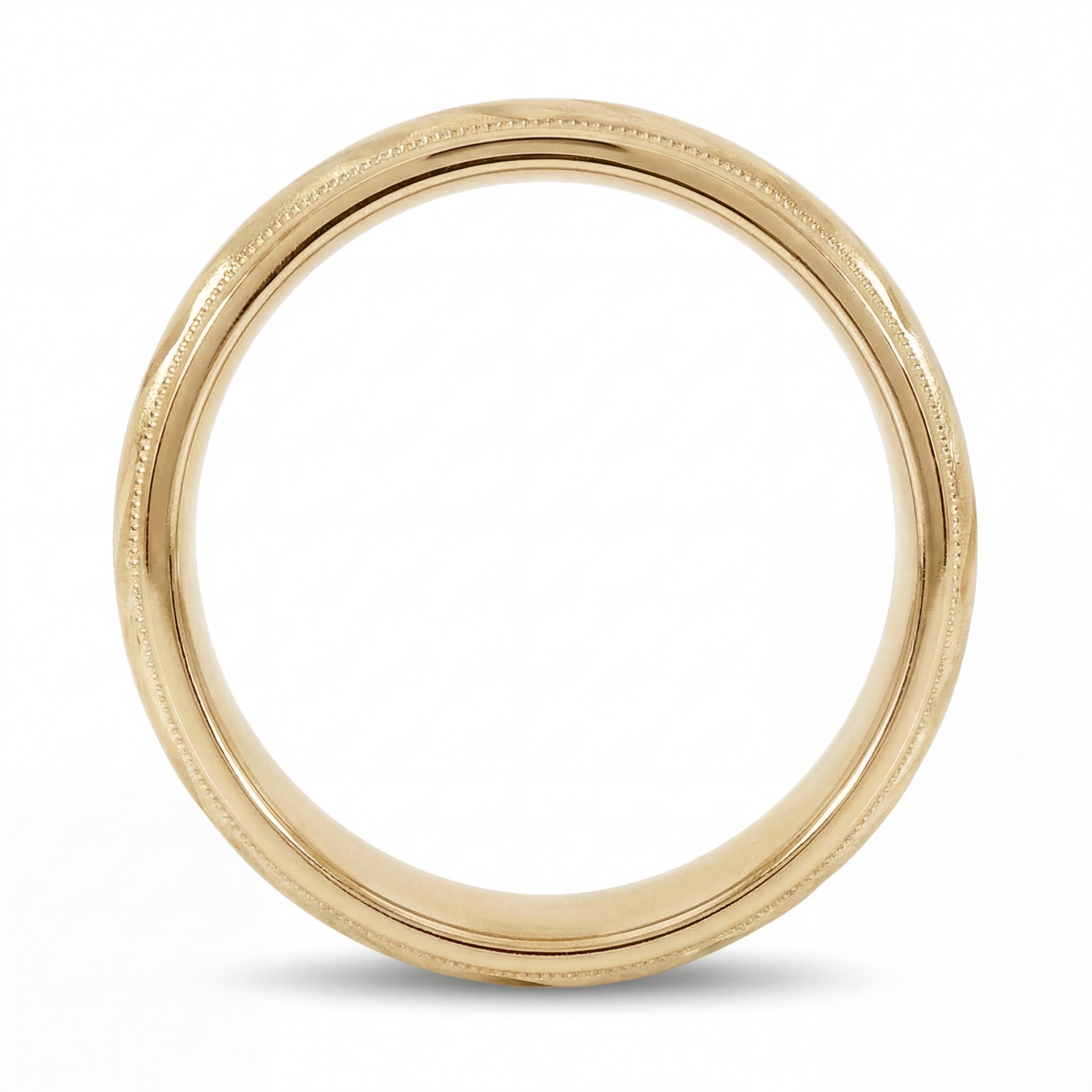 Fasal | Men's Gold Wedding Band, Wheat