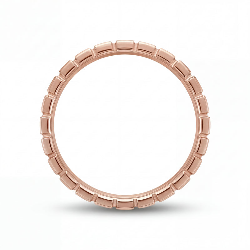 Taal | Men's Rose Gold Wedding Band