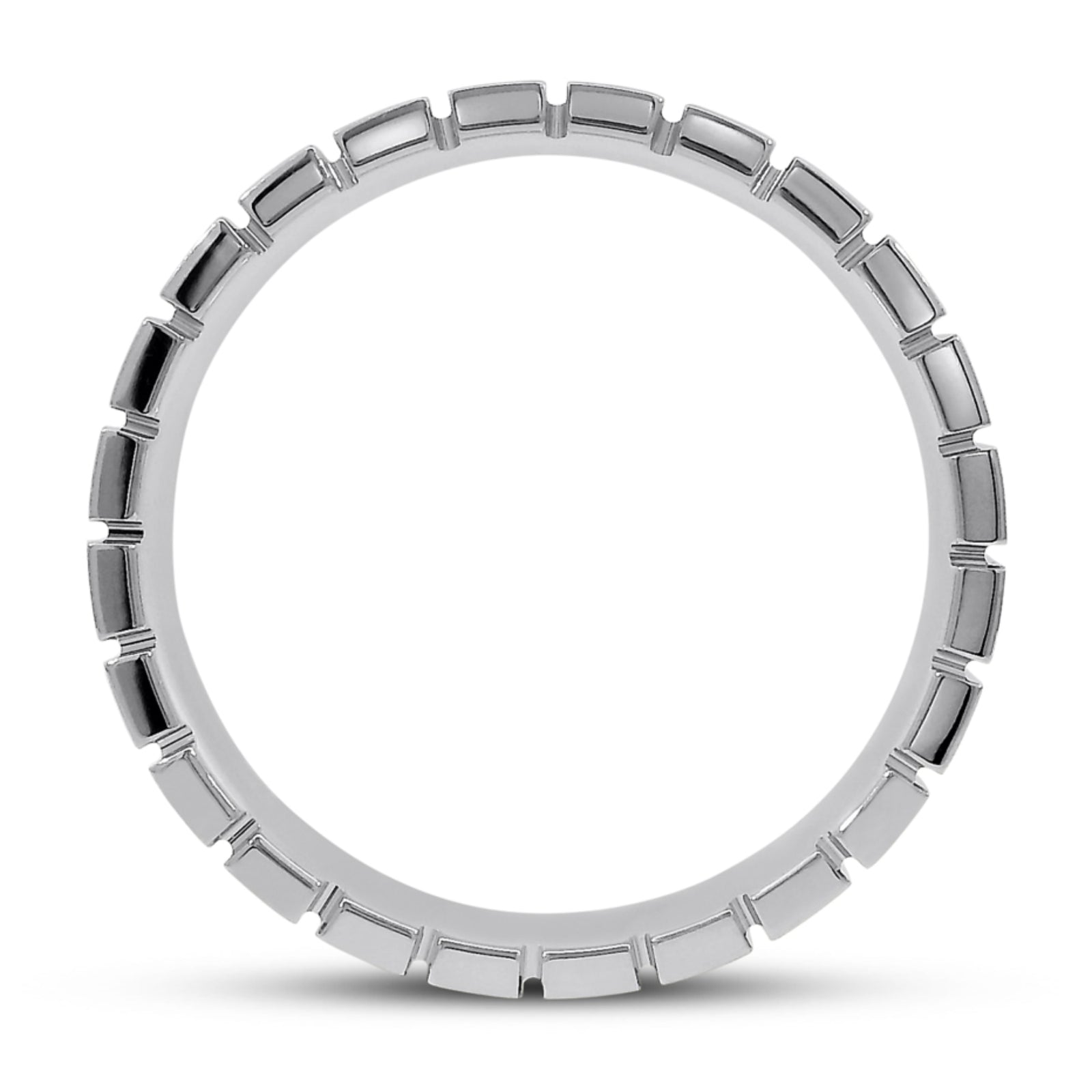 Taal | Men's White Gold Wedding Band