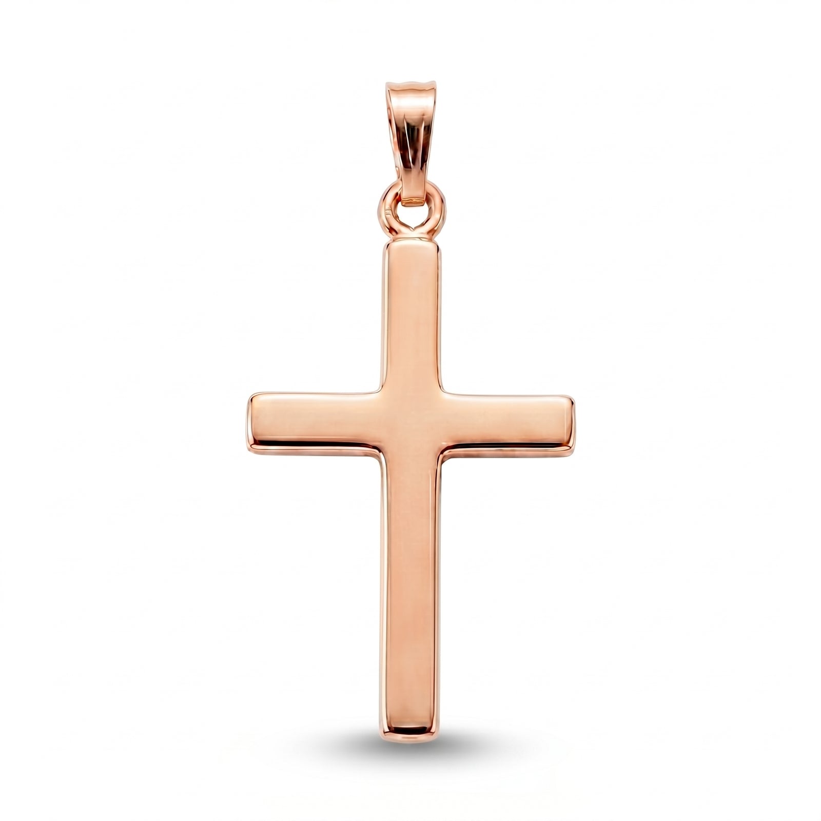 Salib | Classic Rose Gold Cross Pendant