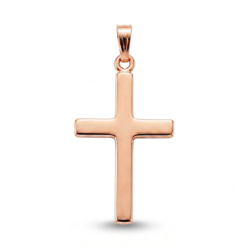 Salib | Classic Rose Gold Cross Pendant