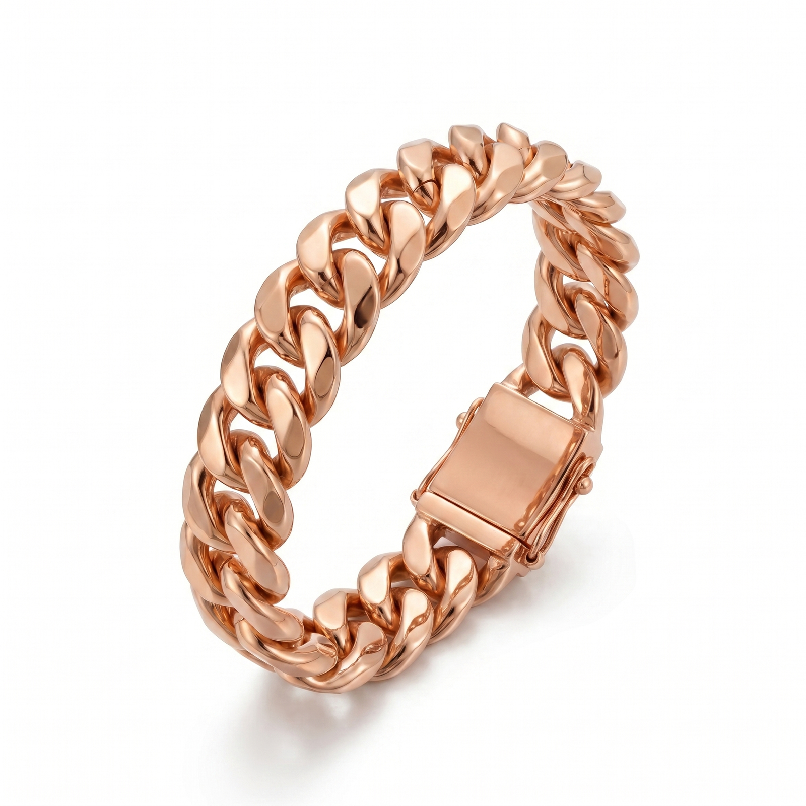 Shakti | Rose Gold Cuban Link Bracelet