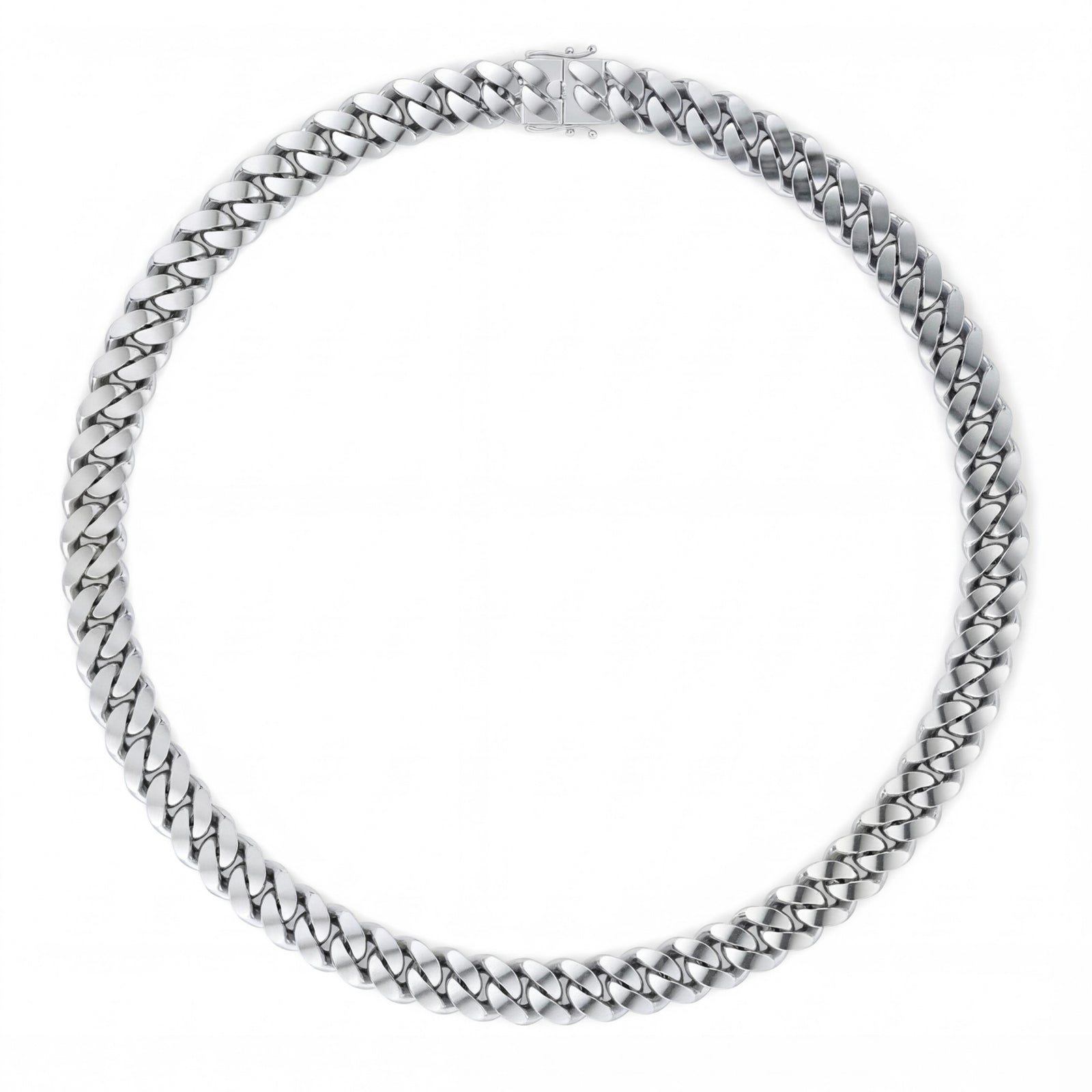 Shakti | White Gold Cuban Link Chain