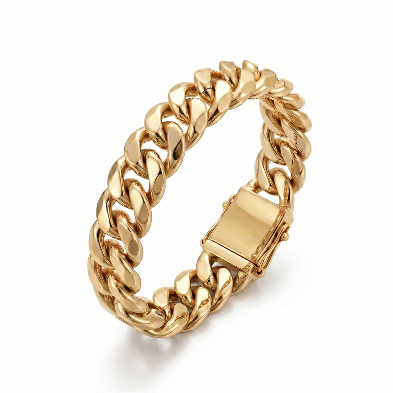 Shakti | Gold Cuban Link Bracelet