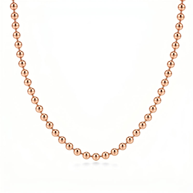 Sharmana | Rose Gold Ball Chain