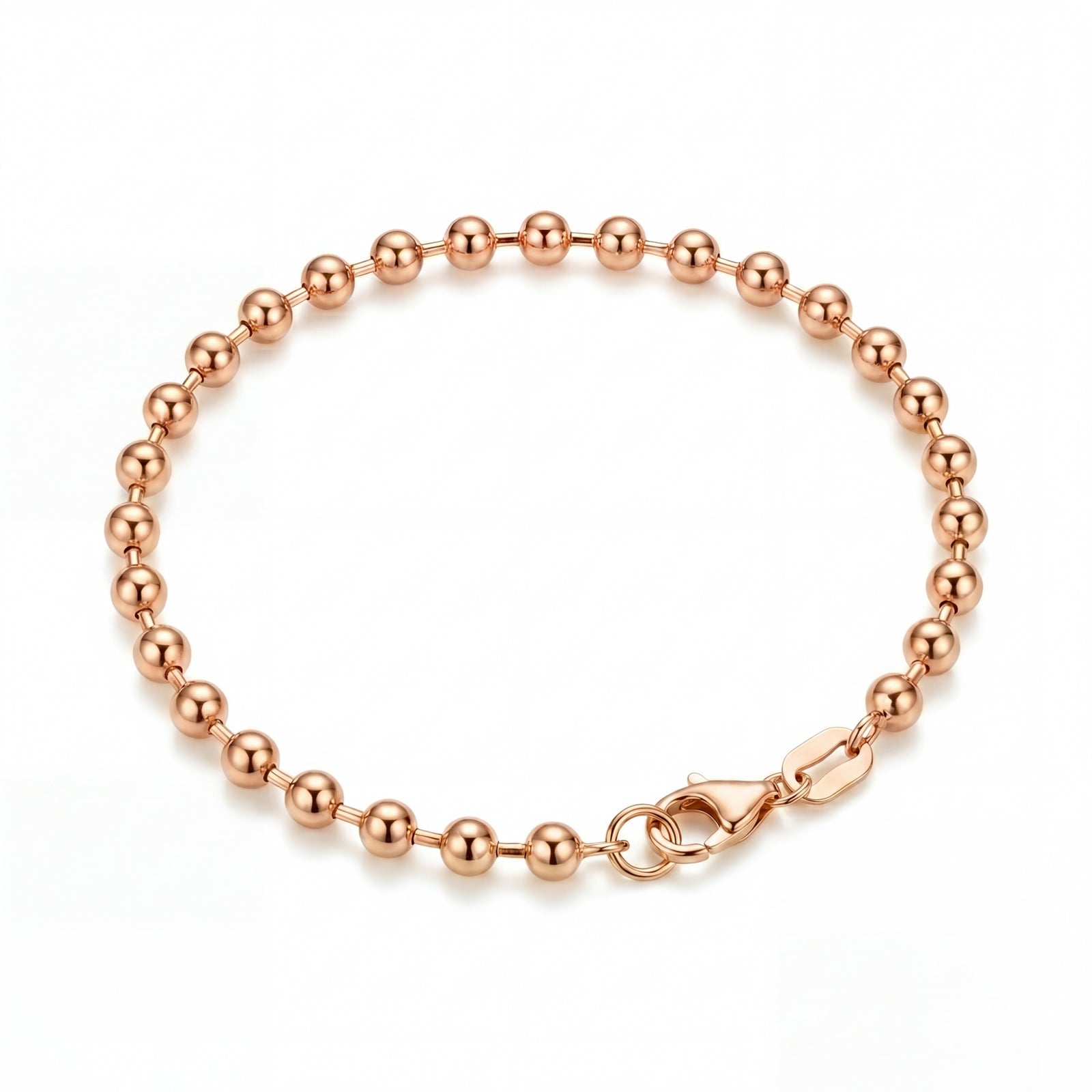 Sharmana | Rose Gold Ball Chain Anklet