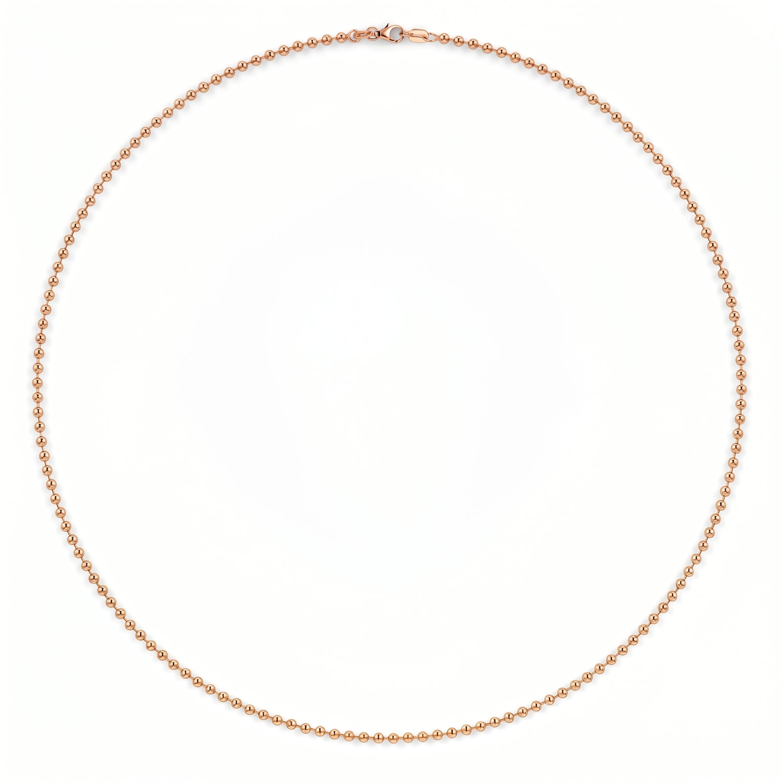Sharmana | Rose Gold Ball Chain