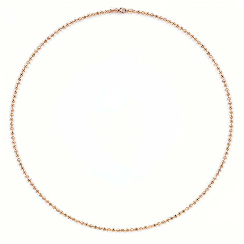 Sharmana | Rose Gold Ball Chain
