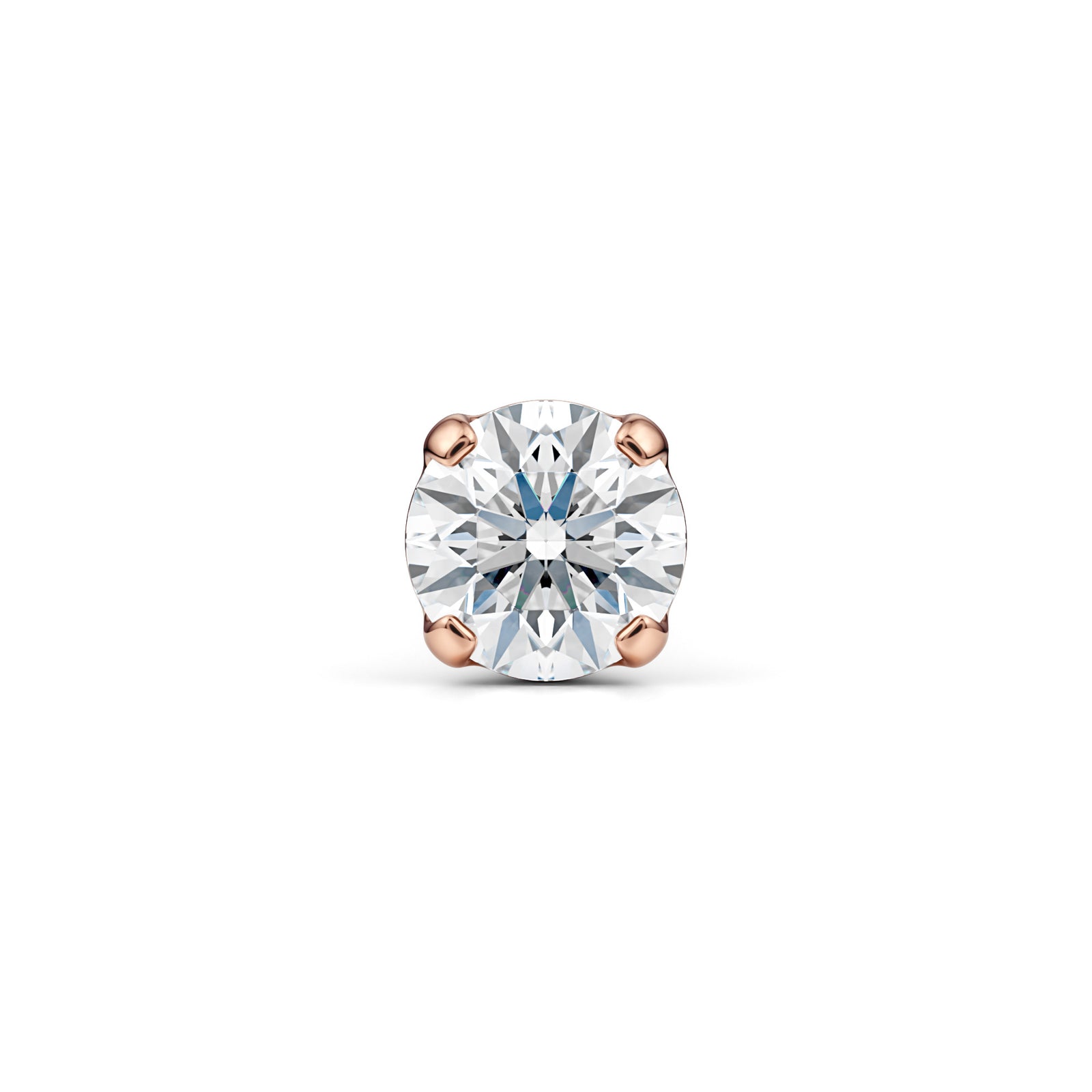 Shabnam | 18k Rose Gold VVS Diamond Nose Stud