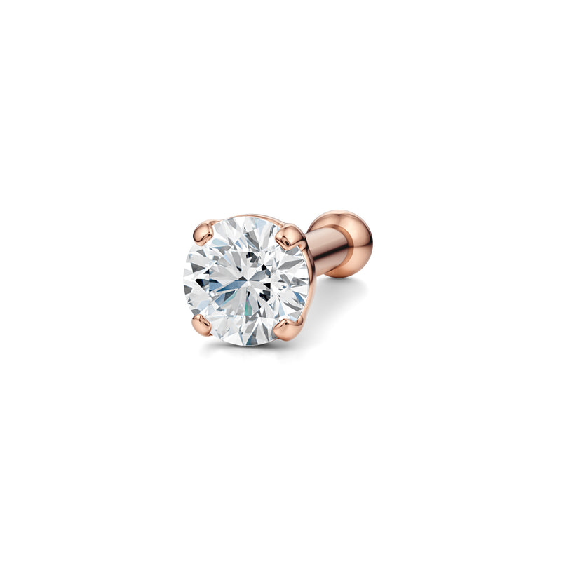 Shabnam | 18k Rose Gold VVS Diamond Nose Stud