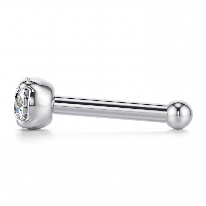 Shabnam | 18k White Gold VVS Diamond Nose Stud