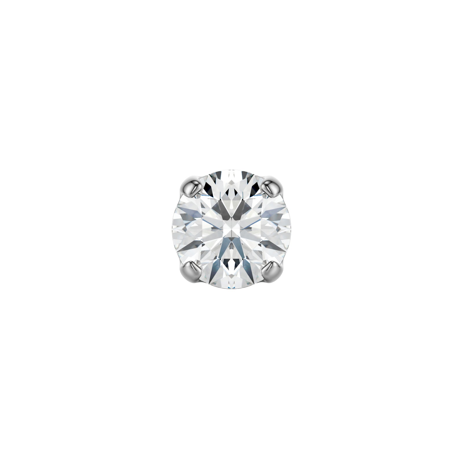 Shabnam | 18k White Gold VVS Diamond Nose Stud