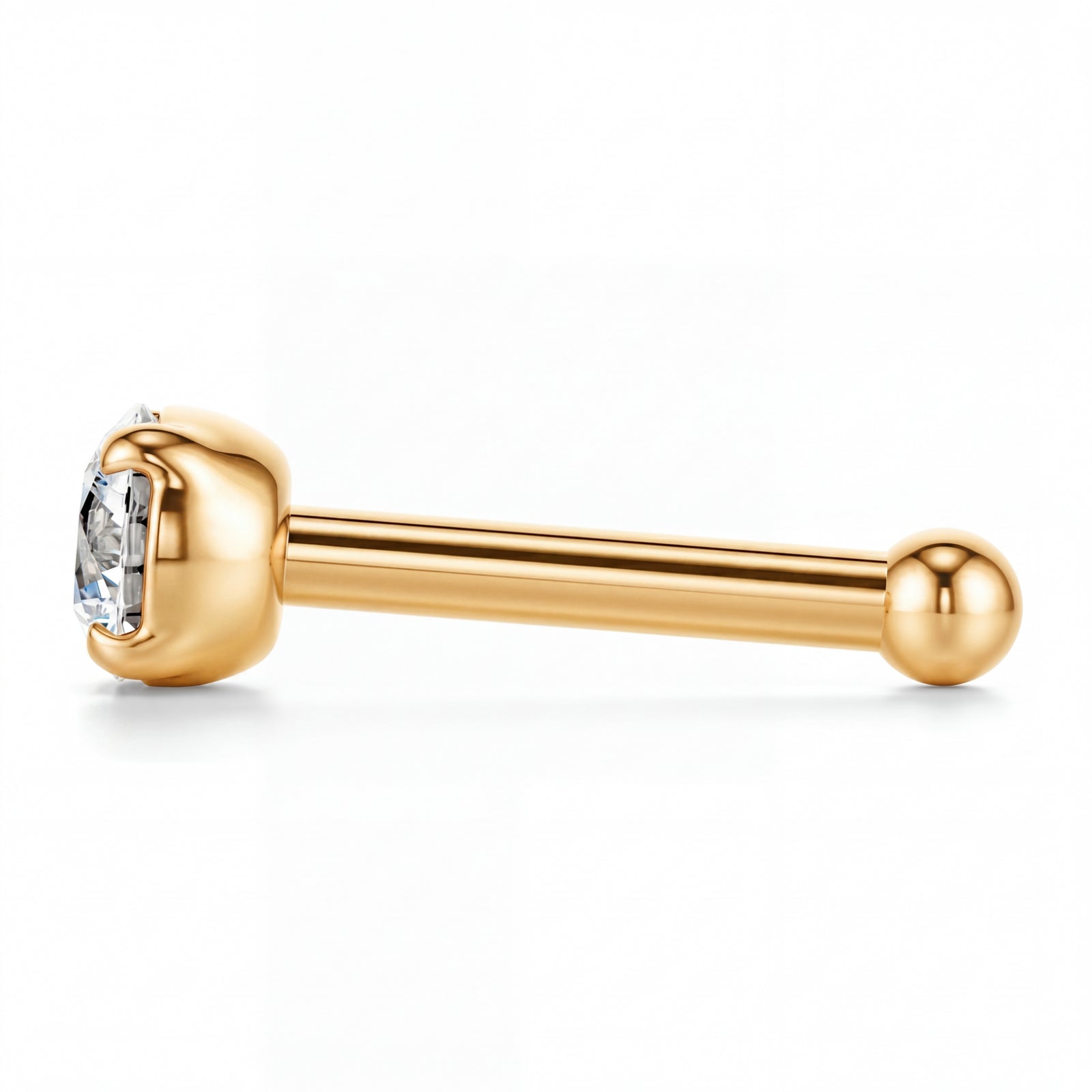 Shabnam | 18k Gold VVS Diamond Nose Stud