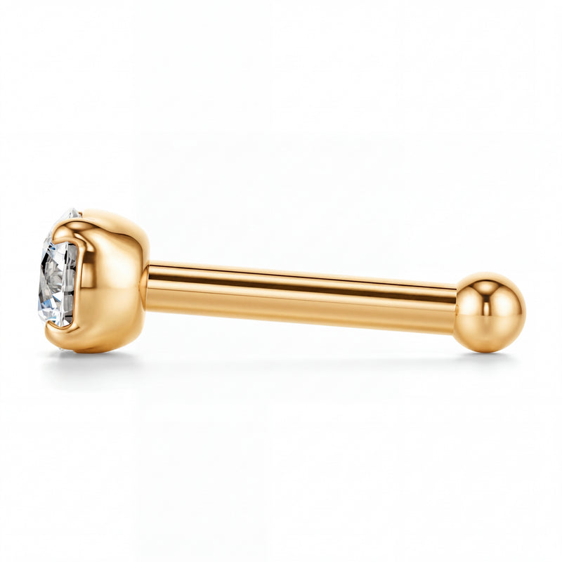 Shabnam | 18k Gold VVS Diamond Nose Stud