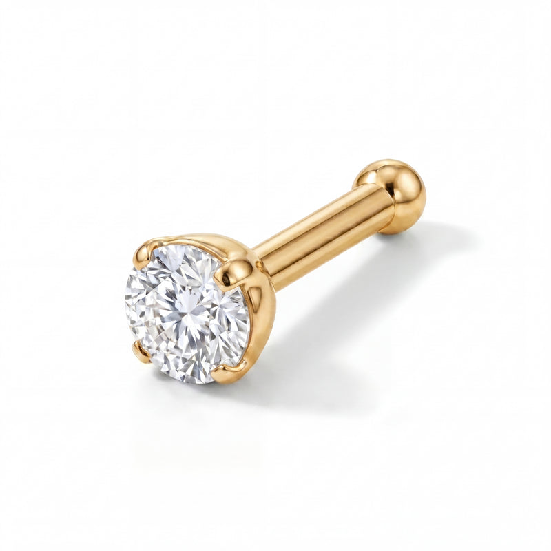 Shabnam | 18k Gold VVS Diamond Nose Stud