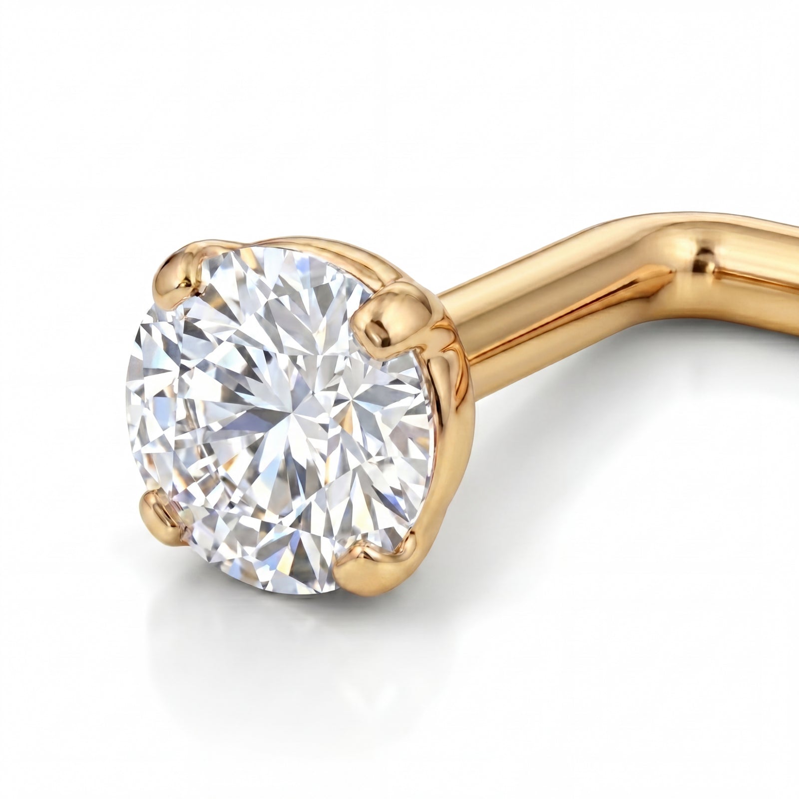 Sookshm | 18k Gold VVS Diamond Nose Stud