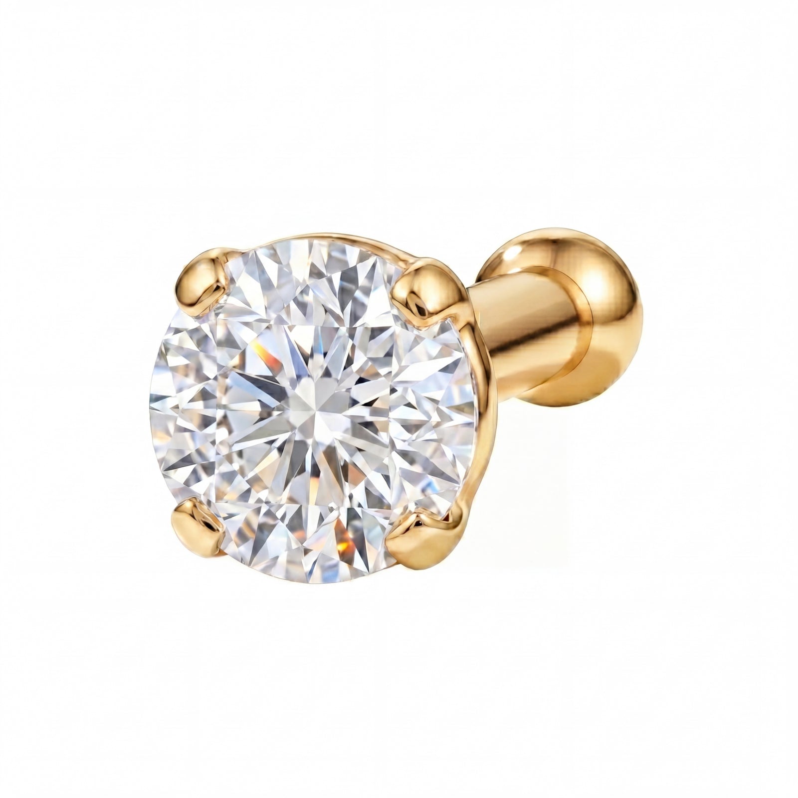 Shabnam | 18k Gold VVS Diamond Nose Stud