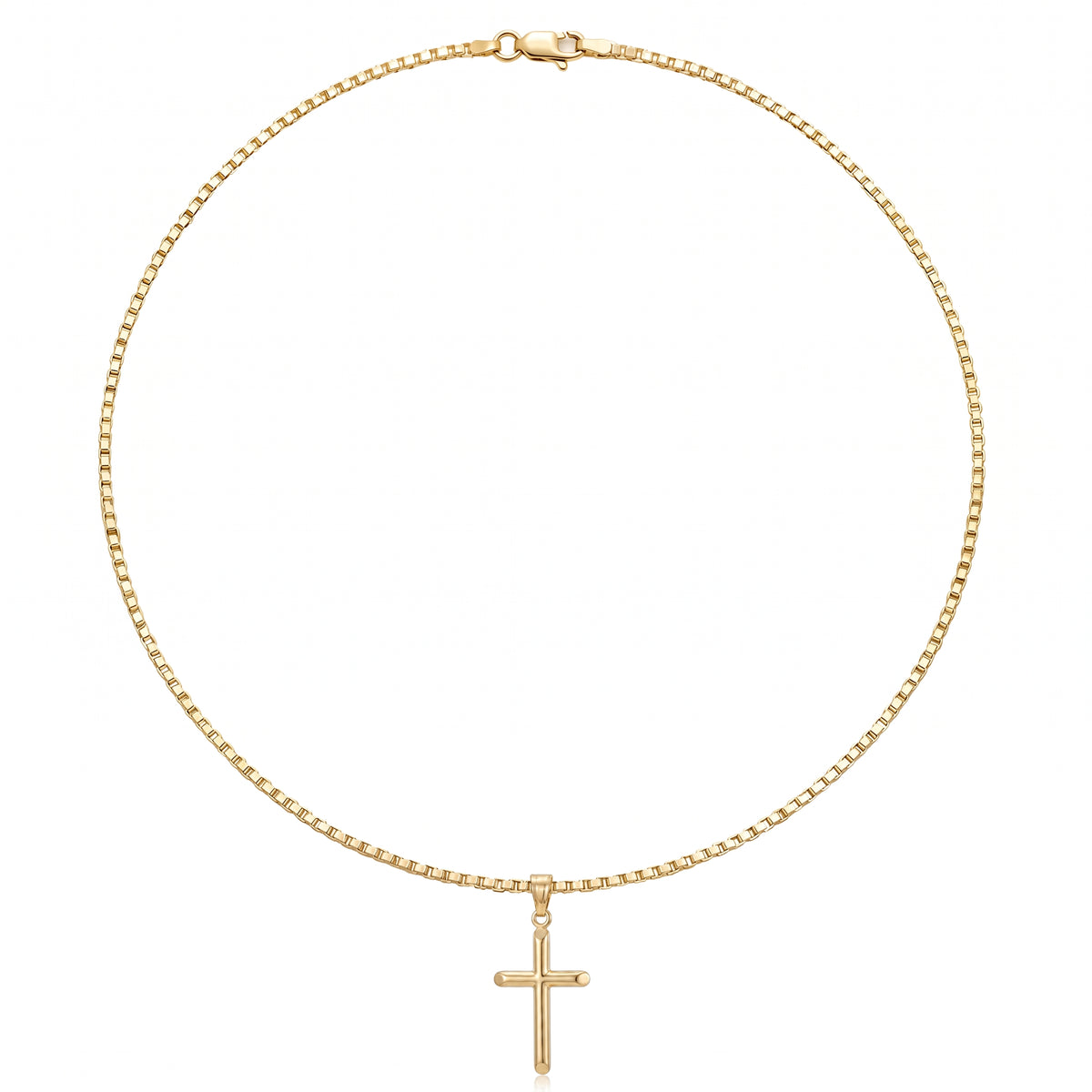 Sitara | Gold Diamond Cross Pendant