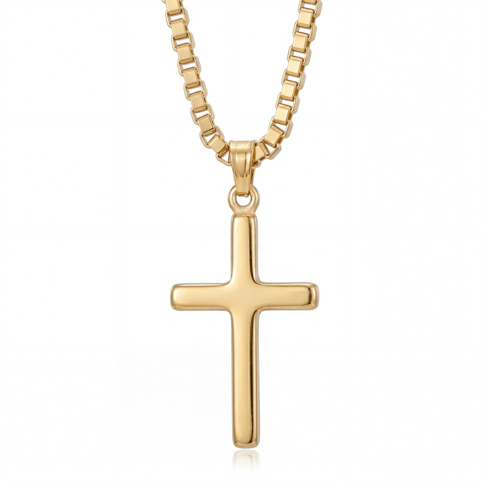 Salib | Classic Gold Cross Pendant
