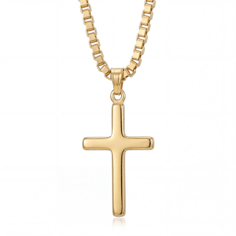 Salib | Classic Gold Cross Pendant