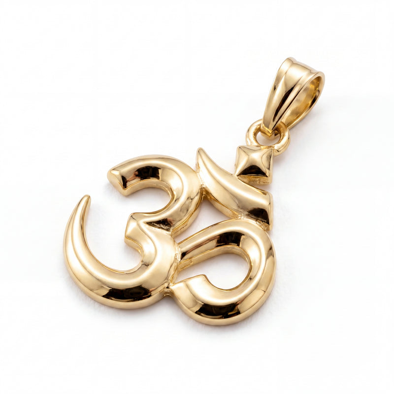 Pranav | Gold Om Pendant