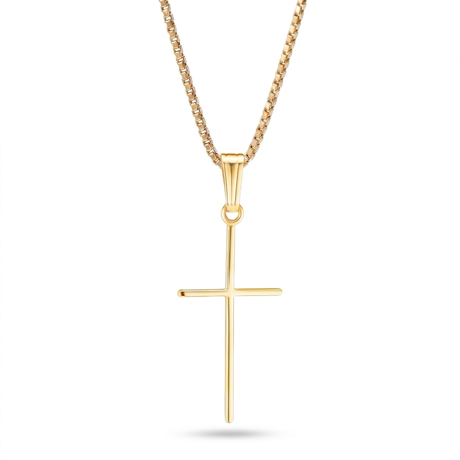 Lakeer | Minimalist Gold Cross Pendant