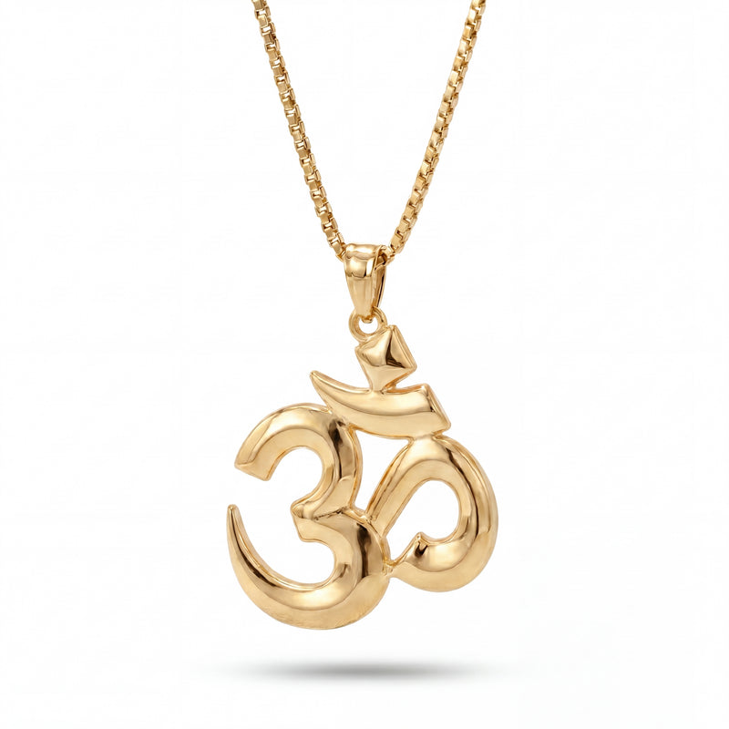 Pranav | Gold Om Pendant