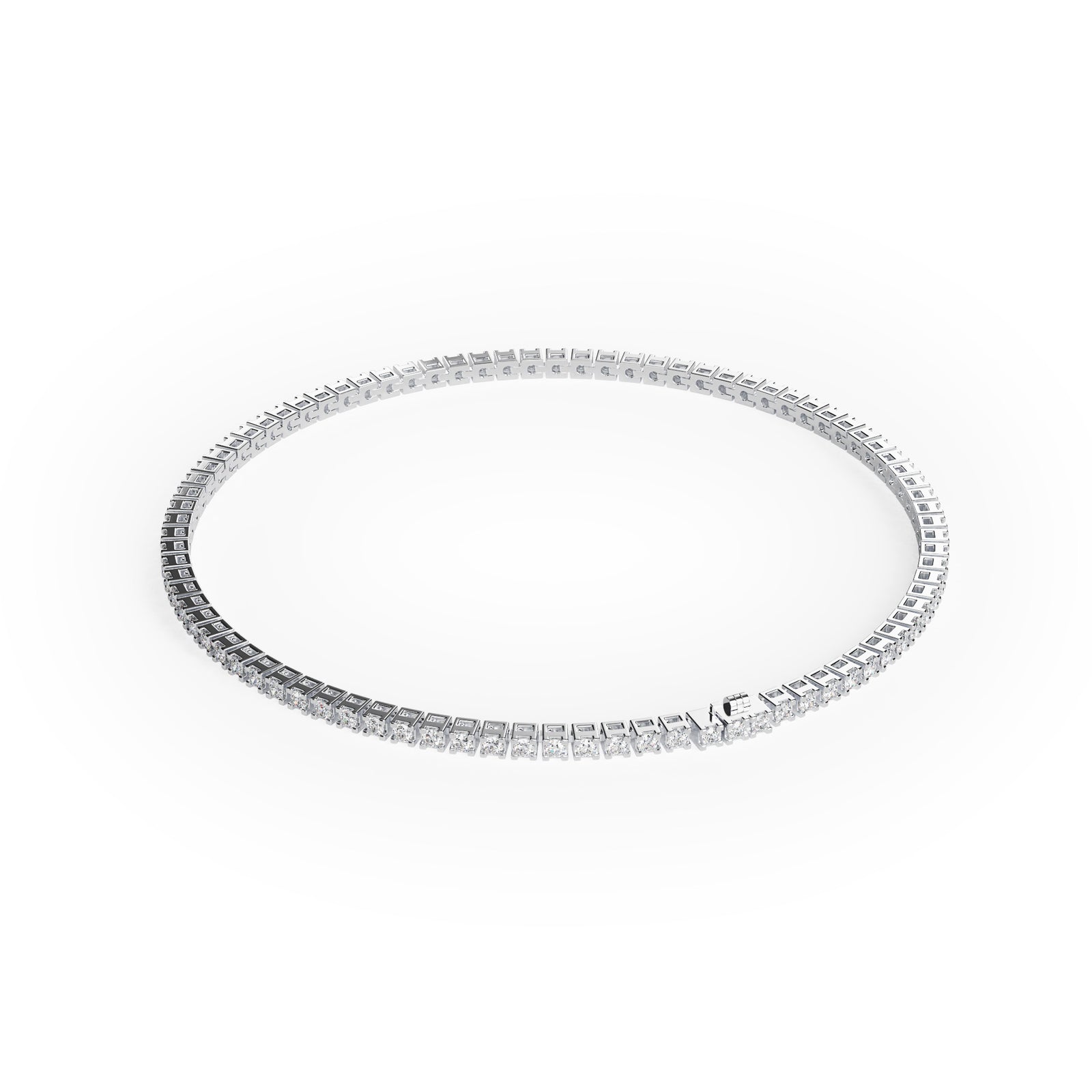 Dhoni | White Gold Diamond Tennis Bracelet