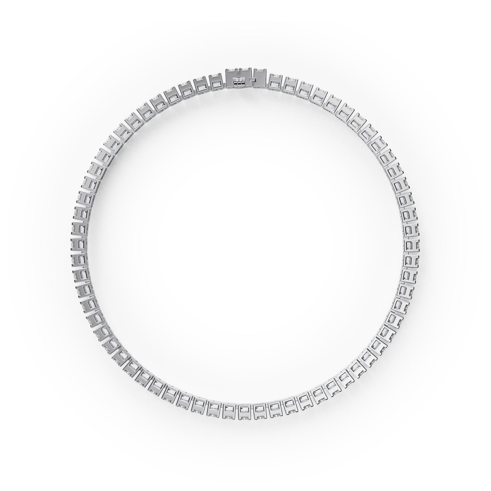 Dhoni | White Gold Diamond Tennis Bracelet