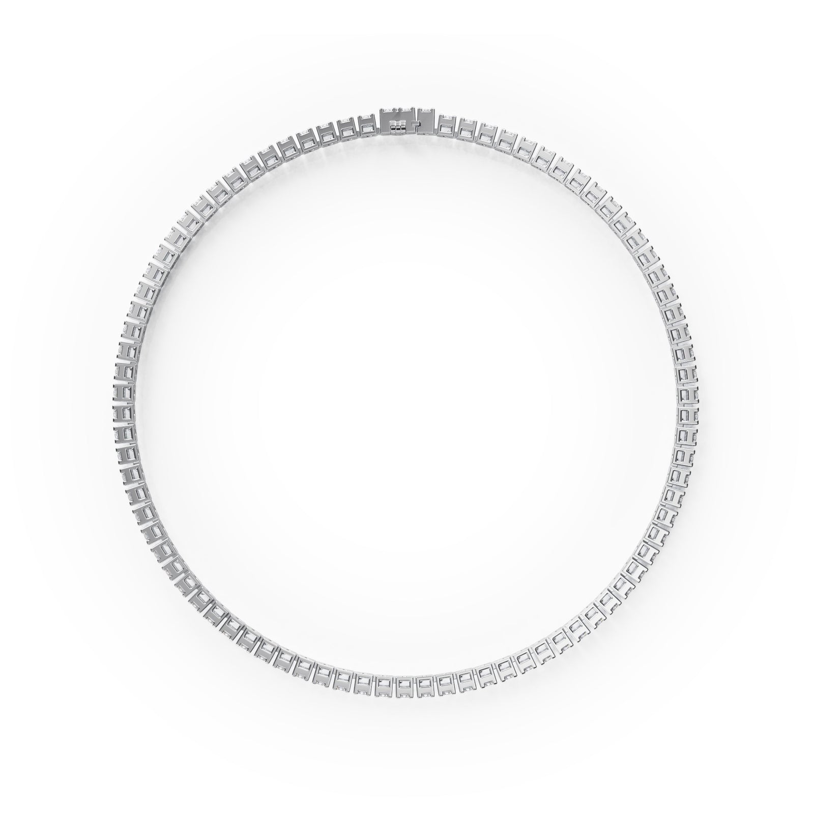 Ganguly | White Gold Diamond Anklet