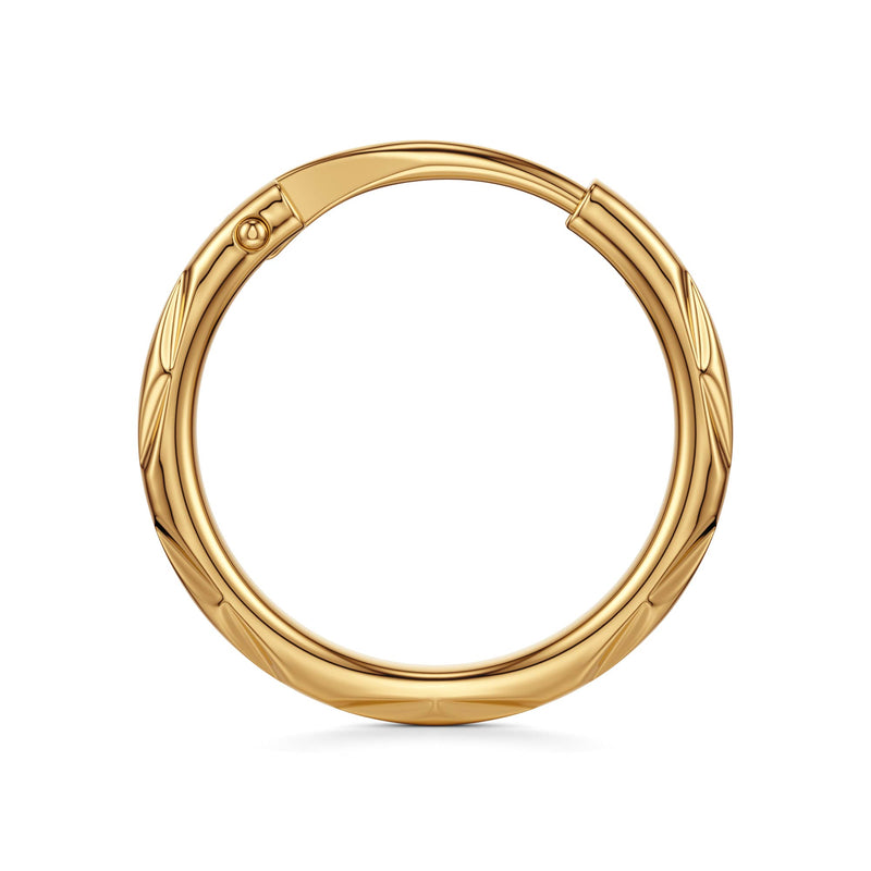 Putra | 22k Gold Single Hoop Earring