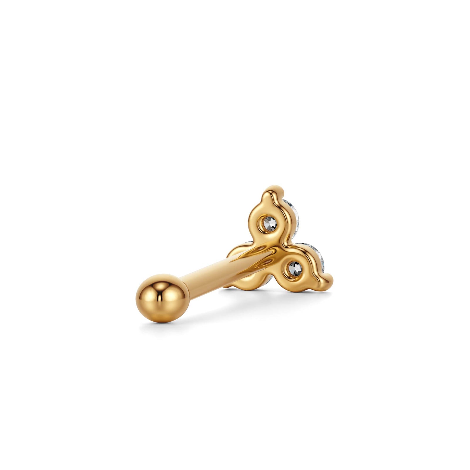 Teenpati | 18k Gold Diamond Nose Stud