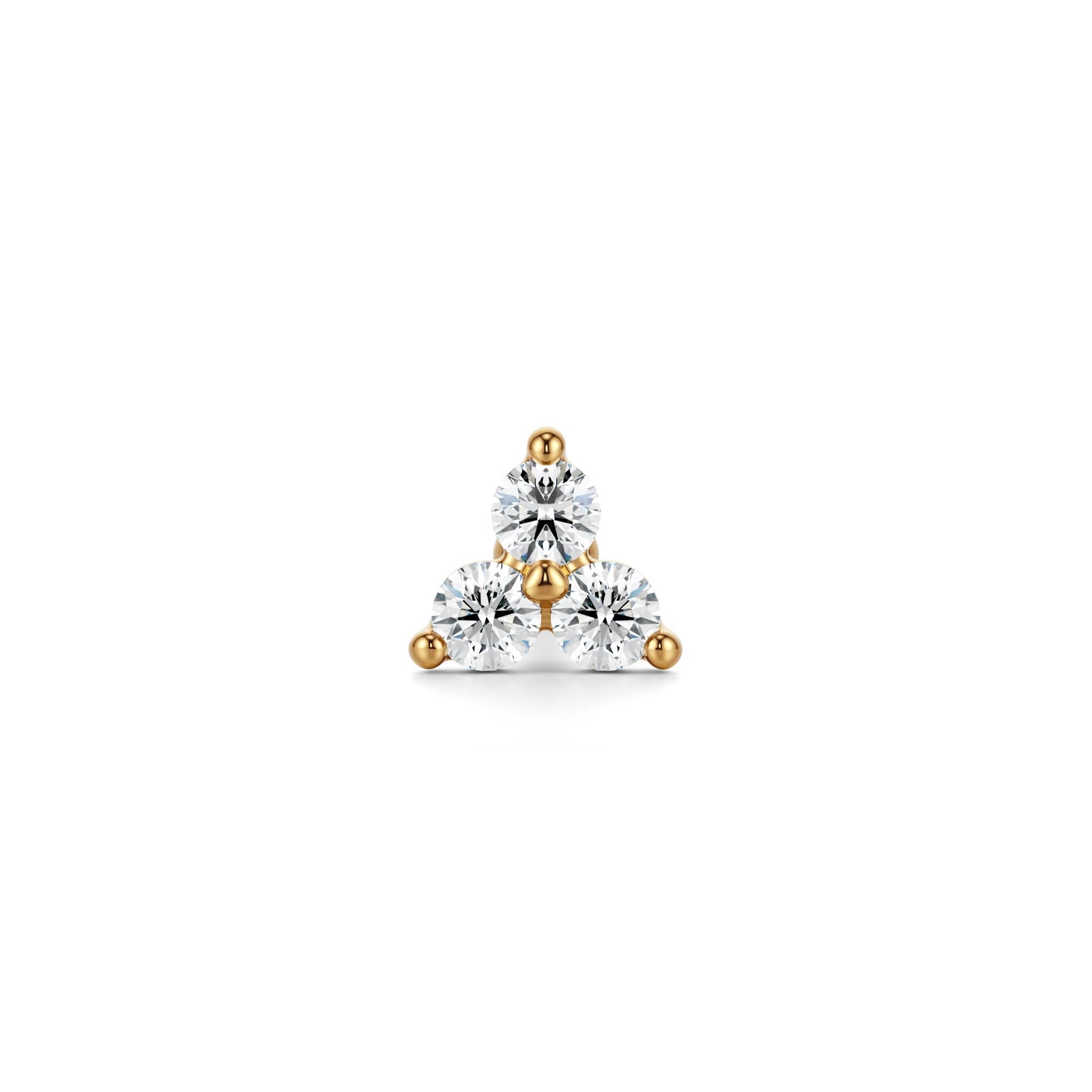 Teenpati | 18k Gold Diamond Nose Stud