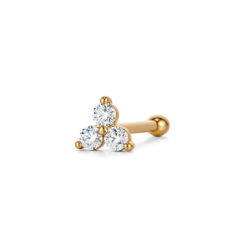 Teenpati | 18k Gold Diamond Nose Stud
