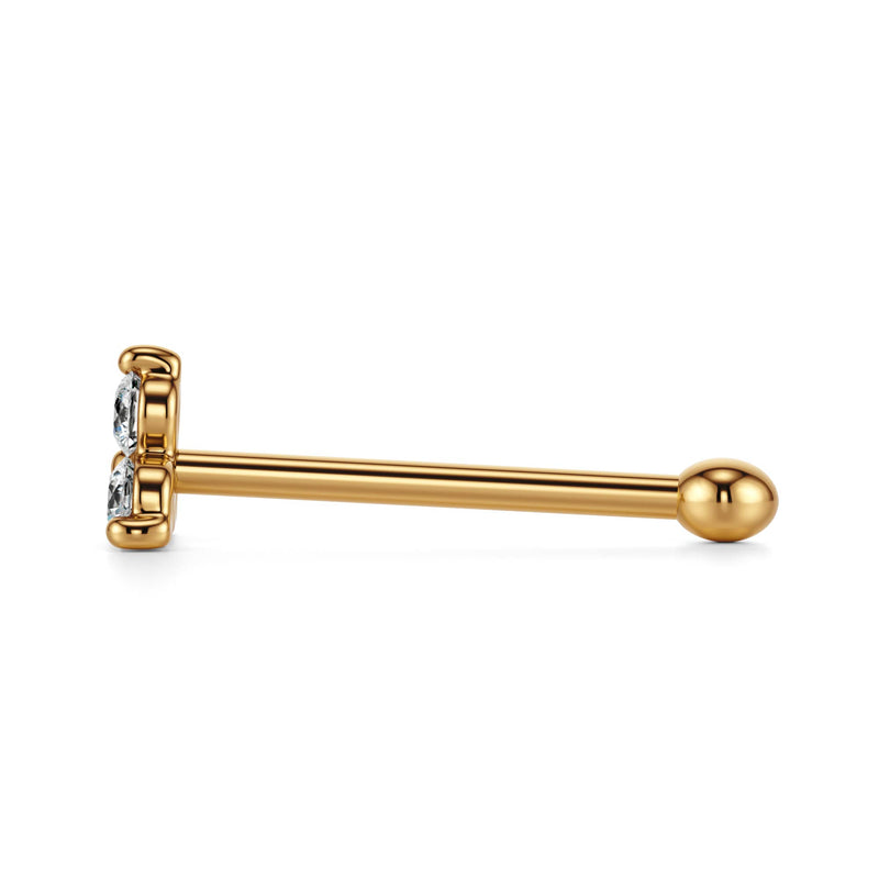 Teenpati | 18k Gold Diamond Nose Stud