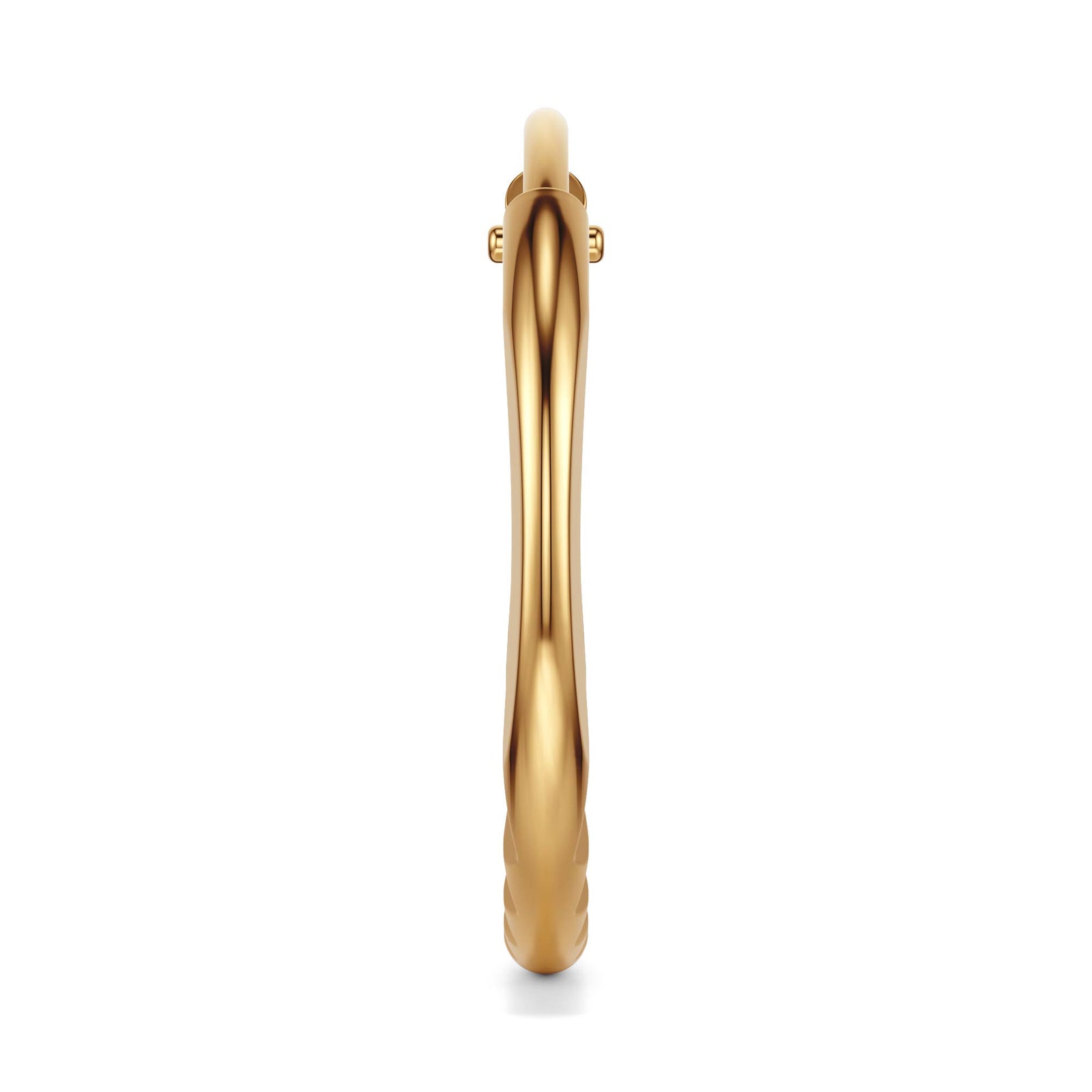 Bakara | 22k Gold Single Hoop Earring
