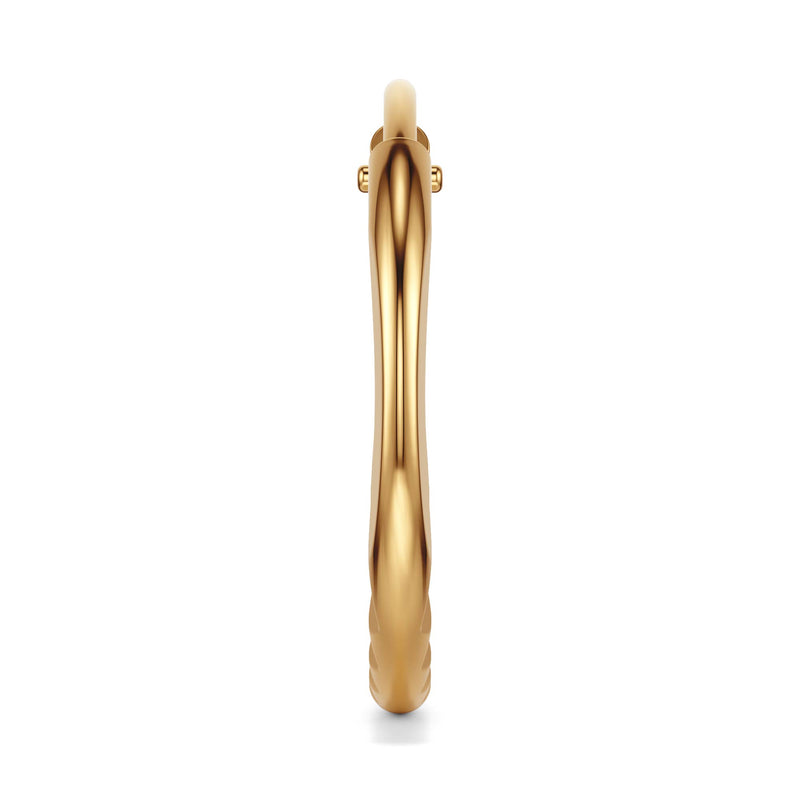 Bakara | 22k Gold Single Hoop Earring