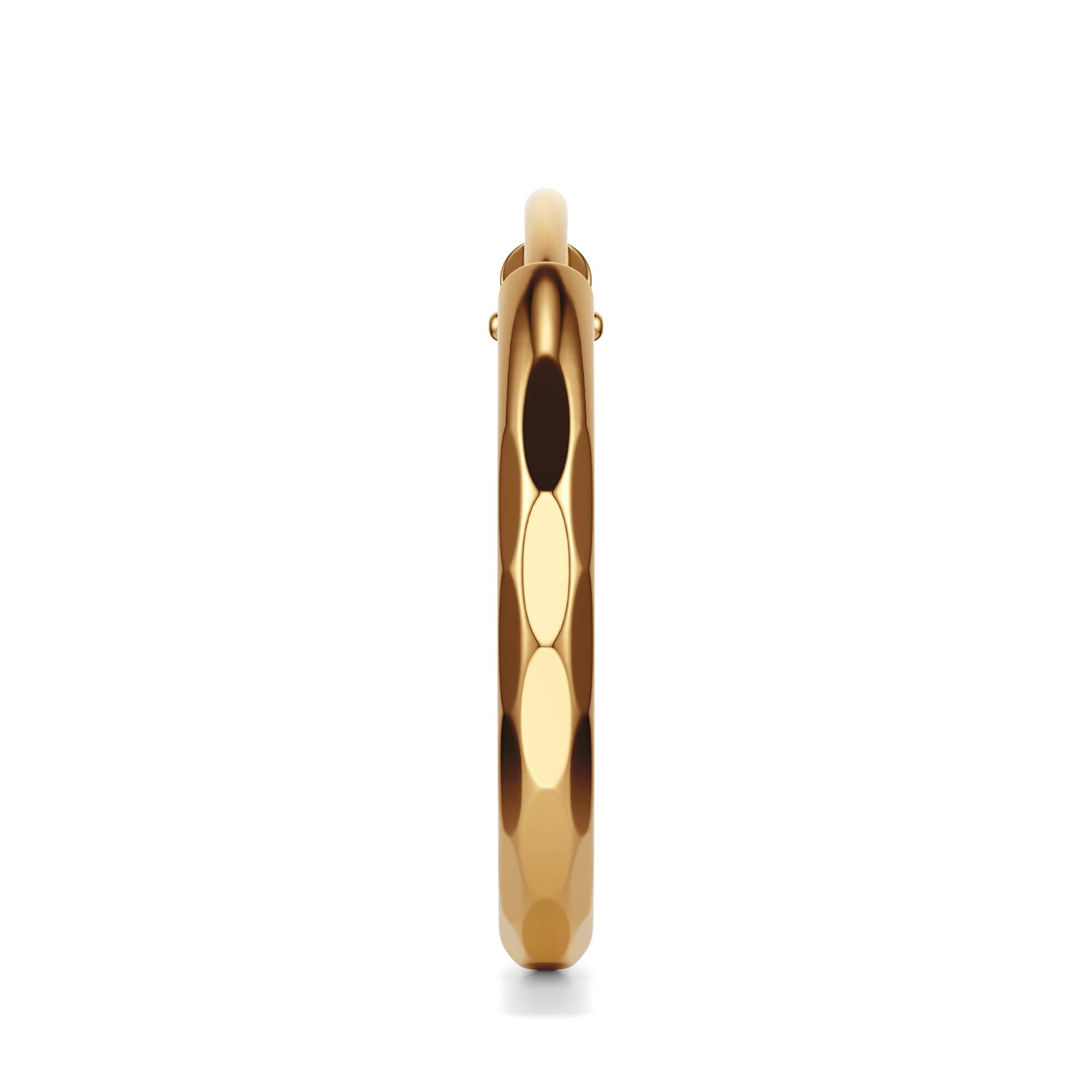 Devar | 22k Gold Single Hoop Earring