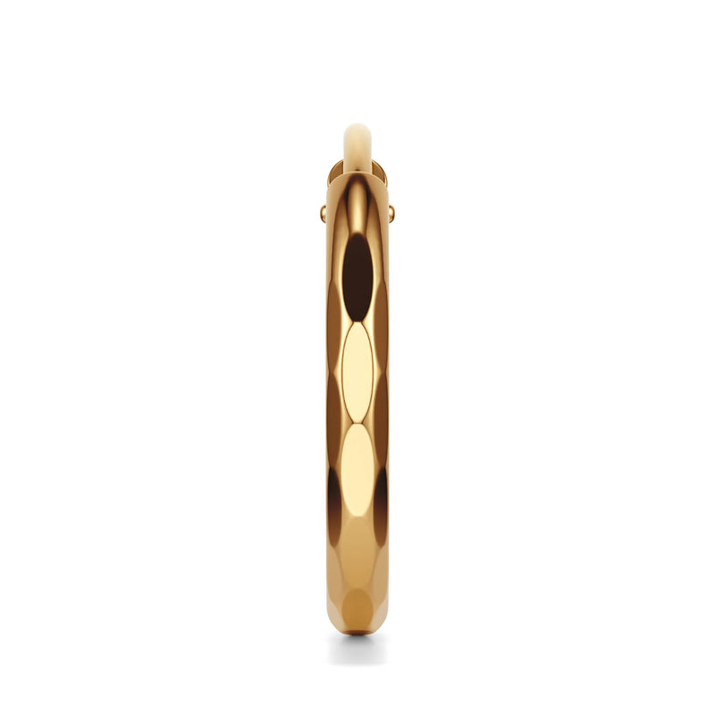 Devar | 22k Gold Single Hoop Earring