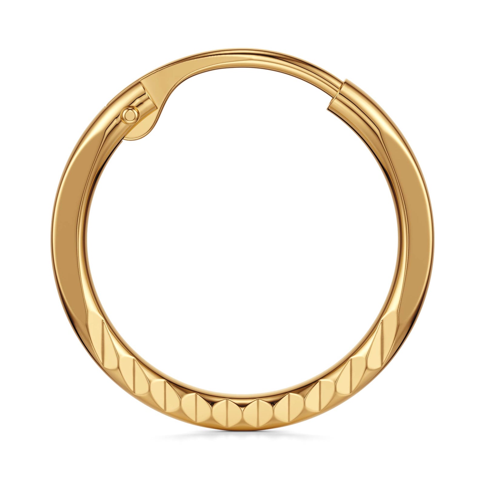 Bakara | 22k Gold Single Hoop Earring