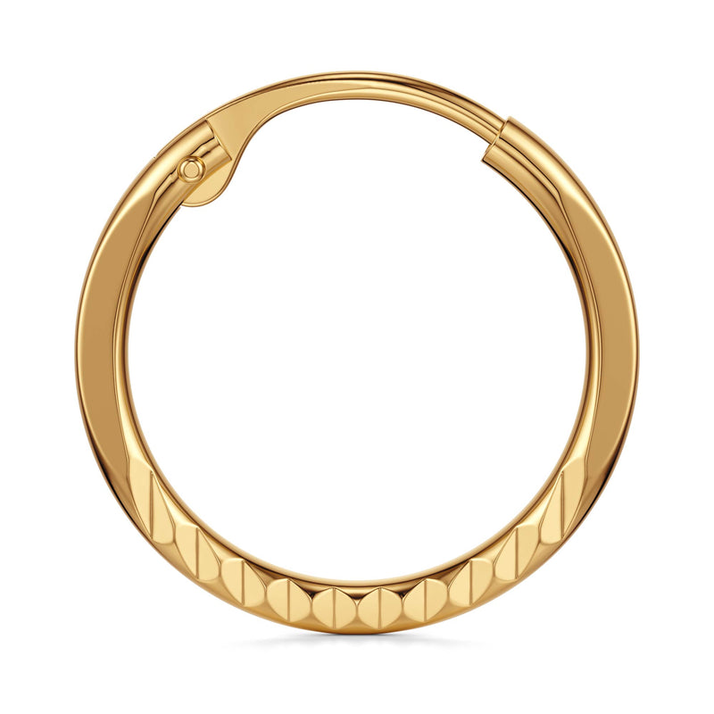 Bakara | 22k Gold Single Hoop Earring
