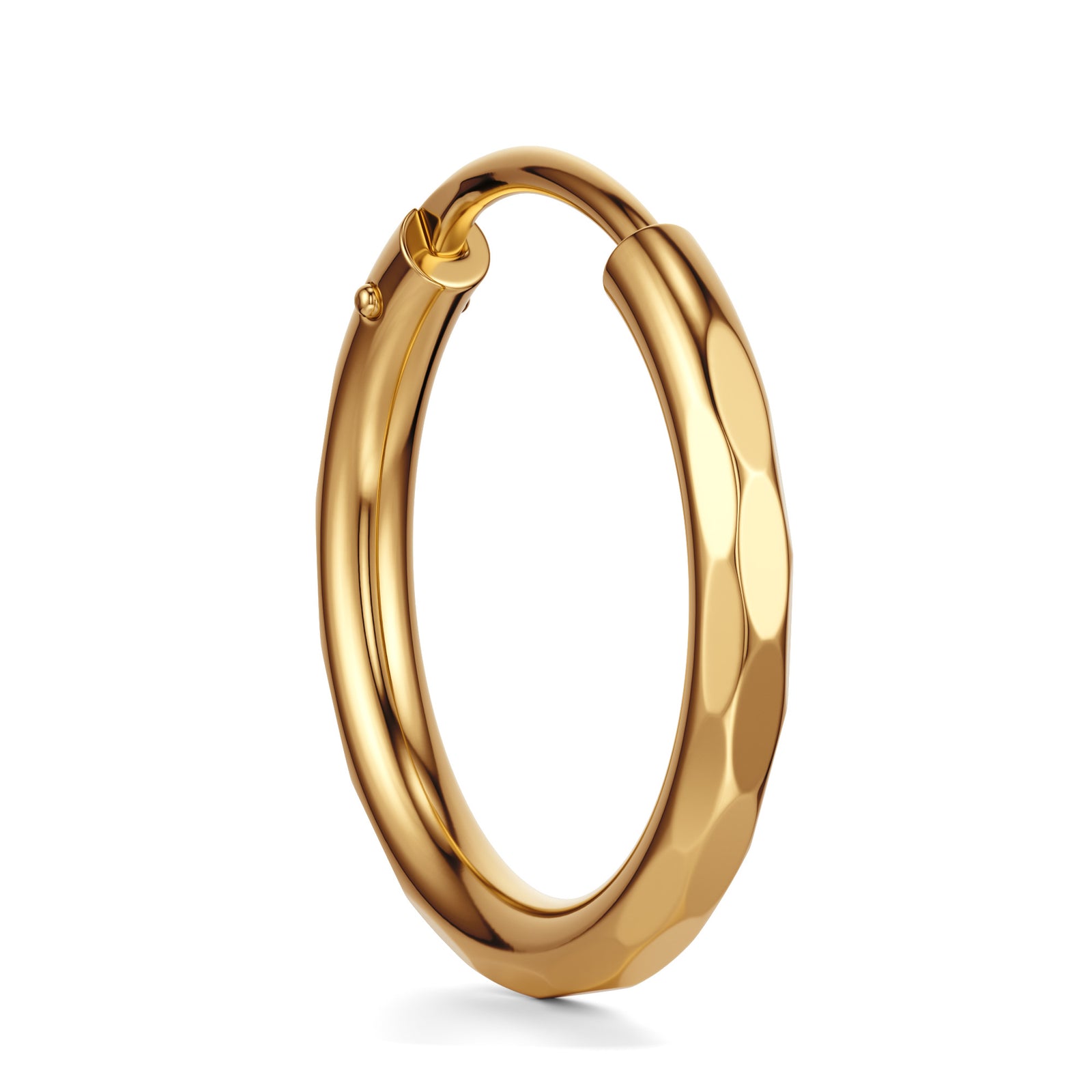 Devar | 22k Gold Single Hoop Earring