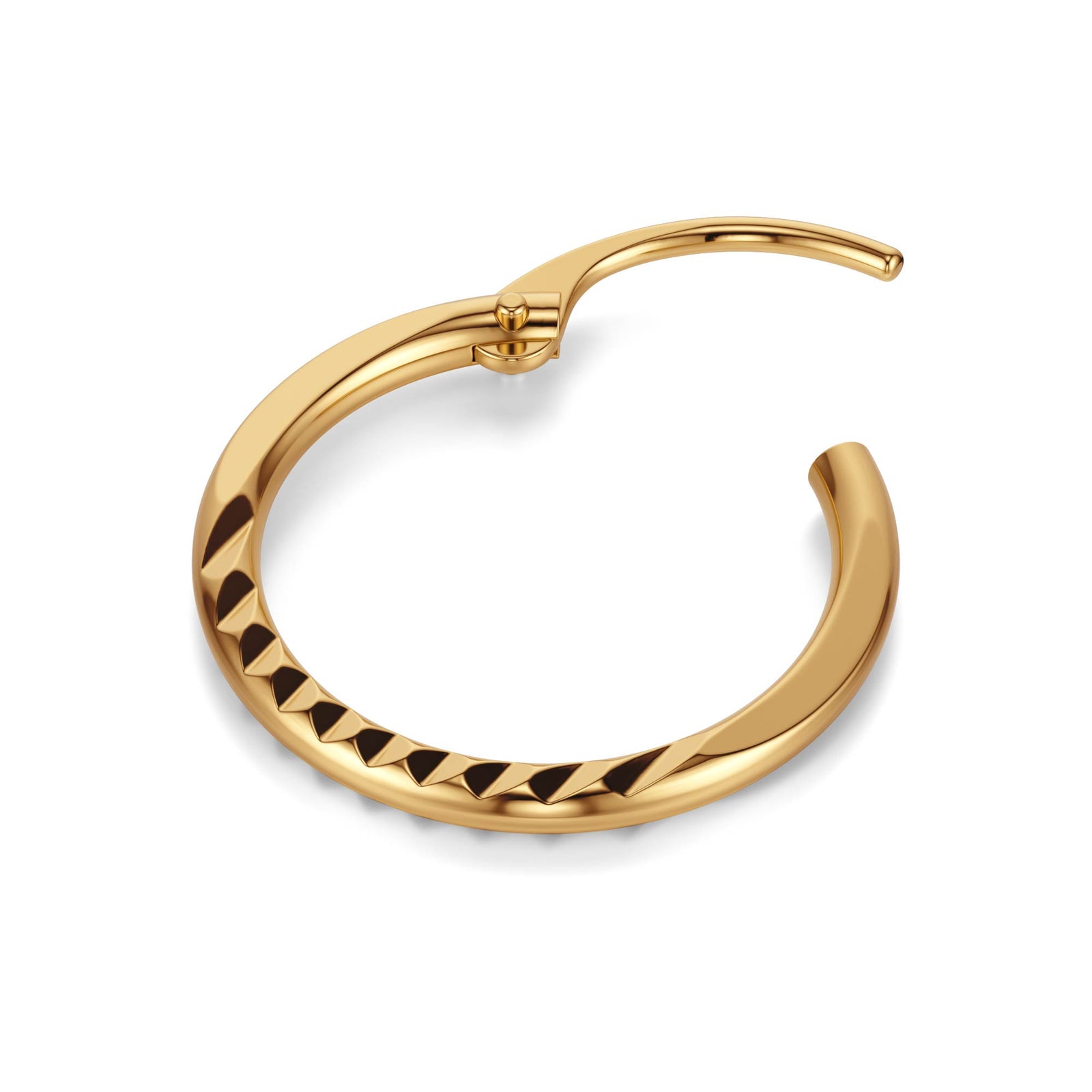 Bakara | 22k Gold Single Hoop Earring